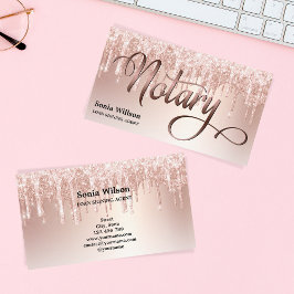 Ventilatorpen met goudtipografie van notariselegan visitekaartje