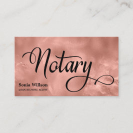 Ventilatorpen met goudtipografie van notariselegan visitekaartje