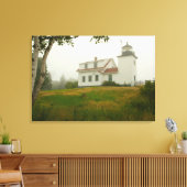 Ventilatorverlichting, Maine Canvas Afdruk (Insitu (Woonkamer))