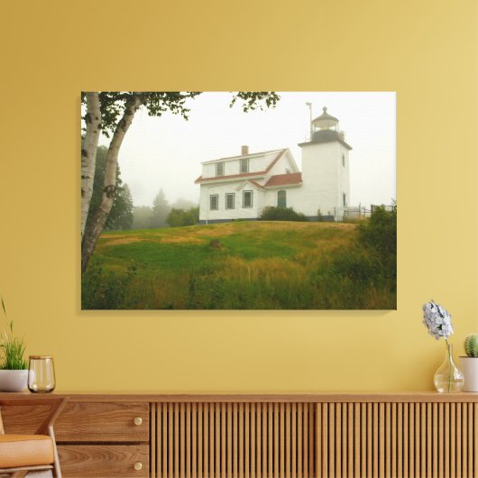 Ventilatorverlichting, Maine Canvas Afdruk (Insitu (Woonkamer))