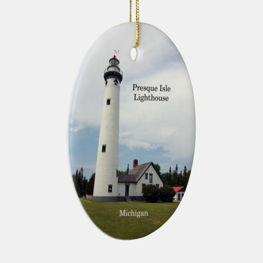 Ventilatorversiering van de vuurtoren van Presque  Keramisch Ornament (Rechts)