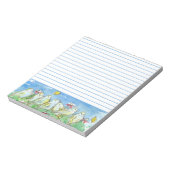 Ventilatorvlinderbloemenbeemdarm, gelijnd notitieblok (Linkerzijde)