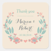  ventilatorweddenschap Hartelijk dank, Sticker (Voorkant)