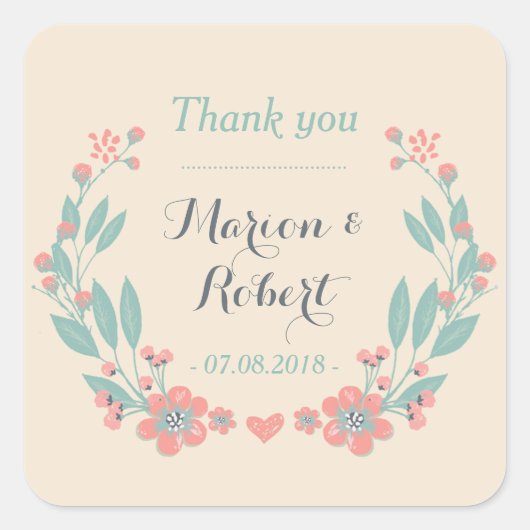 ventilatorweddenschap Hartelijk dank, Sticker (Voorkant)