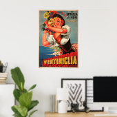 Ventimiglia, Italië Vintage Travel Poster (Thuiskantoor)