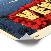 VENTIMIGLIA ITALY Festival  Italiaans reizen Poster (Hoek)