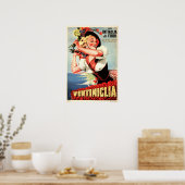 VENTIMIGLIA ITALY Festival  Italiaans reizen Poster (Keuken)