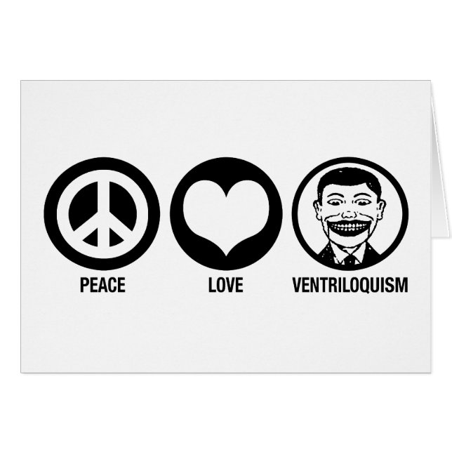 Ventriloquisme (Voorkant Horizontaal)