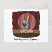 Ventriloquisme voor Beginners Briefkaart (Voorkant)