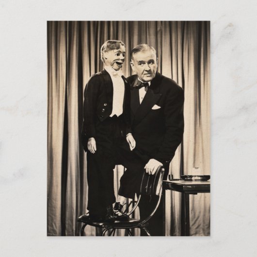 Ventriloquist Dummy-Briefkaart Briefkaart (Voorkant)