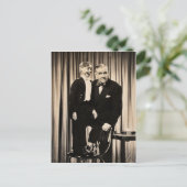 Ventriloquist Dummy-Briefkaart Briefkaart (Staand voorkant)