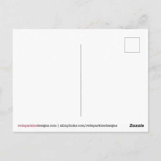 Ventriloquist Dummy Self Portret Briefkaart (Achterkant)