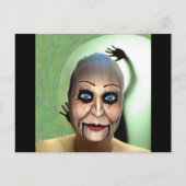 Ventriloquist Dummy Self Portret Briefkaart (Voorkant)