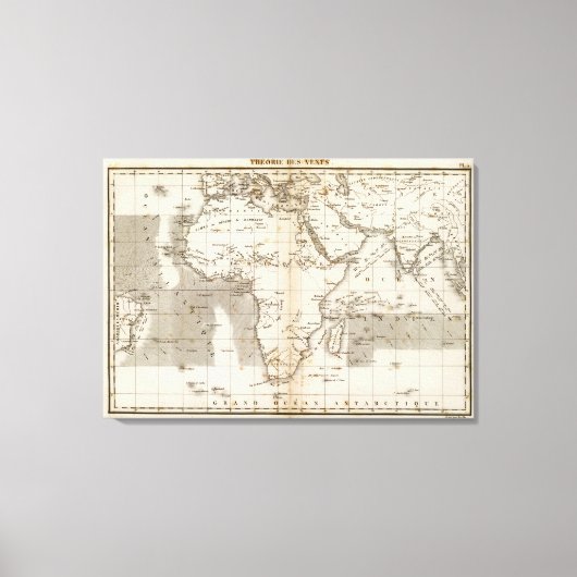 Vents Afrique Canvas Afdruk (Voorkant)