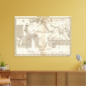 Vents Afrique Canvas Afdruk (Insitu (Woonkamer))