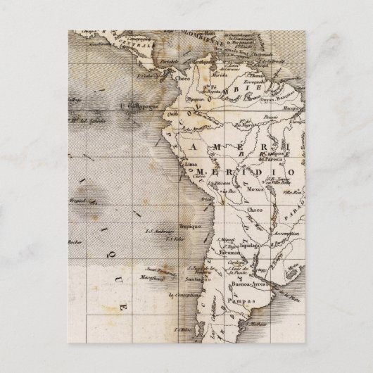 Vents Amerique Briefkaart (Voorkant)