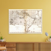 Vents Amerique Canvas Afdruk (Insitu (Woonkamer))