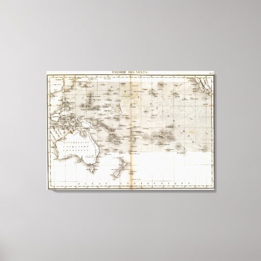 Vents Ocean Pacifique Canvas Afdruk (Voorkant)