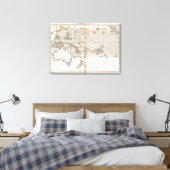 Vents Ocean Pacifique Canvas Afdruk (Insitu (Slaapkamer))