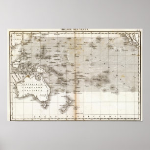 Vents Ocean Pacifique Poster