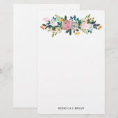 Ventuin van de bloem briefpapier (Voorkant / Achterkant)