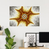 Ventura 136 - Fractal Poster (Thuiskantoor)