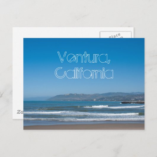 Ventura Beach, Distant Uitzicht Briefkaart (Voorkant / Achterkant)