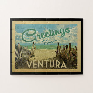 Ventura Beach Vintage Travel Legpuzzel
