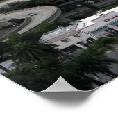 Ventura CA - C Street and Pier Poster (Hoek)