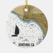 Ventura CA Sailing Keramisch Ornament (Voorkant)
