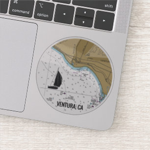 Ventura CA Yacht Sticker
