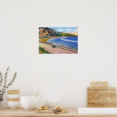 Ventura California Oil Wells off Shore Poster (Keuken)