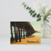 Ventura California Pier Briefkaart (Staand voorkant)