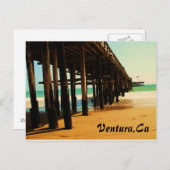 Ventura California Pier Briefkaart (Voorkant / Achterkant)