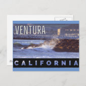 Ventura California-reis Briefkaart (Voorkant / Achterkant)