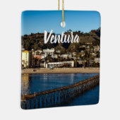 Ventura Caloifornia kerstornament Keramisch Ornament (Rechts)