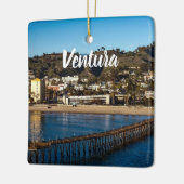 Ventura Caloifornia kerstornament Keramisch Ornament (Links)