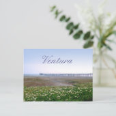 Ventura Dunes en Pier Travel Briefkaart (Staand voorkant)