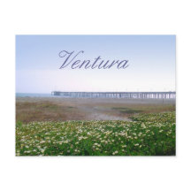 Ventura Dunes en Pier Travel Briefkaart