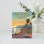 Ventura Golden Coast, Californië Briefkaart (Staand voorkant)