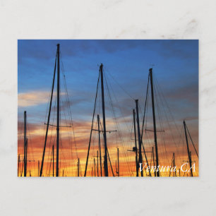 Ventura Harbour-ochtendhemel Briefkaart