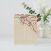 Ventura, Los Angeles, San Bernardino, Sinaasappel Briefkaart (Staand voorkant)