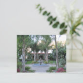 Ventura Mission Garden en fontain Briefkaart (Staand voorkant)