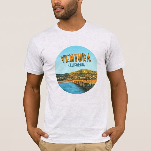 Ventura Pier Beach California  T-shirt (Voorkant)