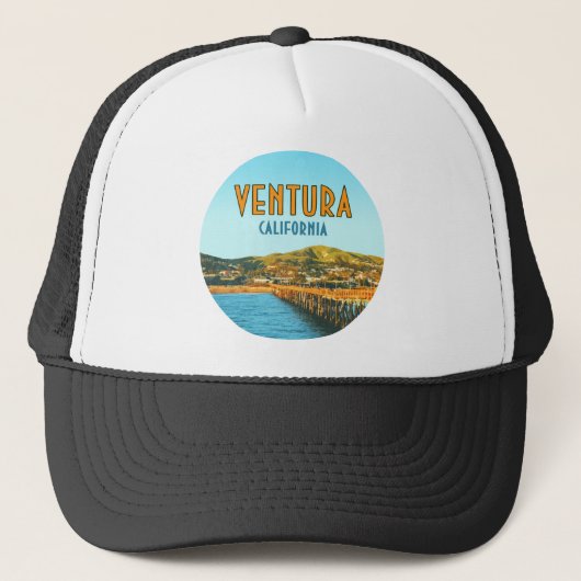 Ventura Pier Beach California  Trucker Pet (Voorkant)