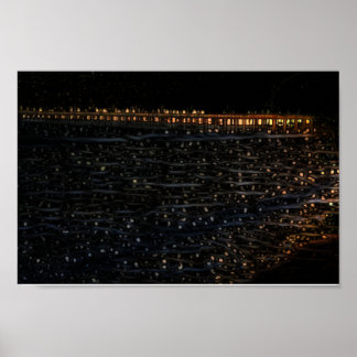 Ventura Pier Nights Print Poster papier (mat)