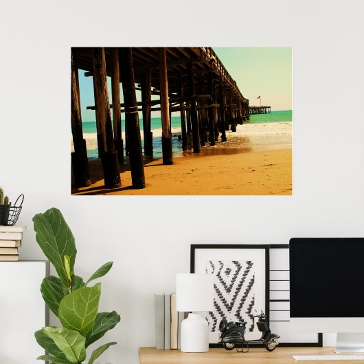 Ventura Pier Poster (Thuiskantoor)