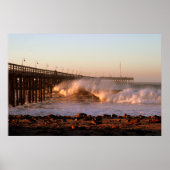 Ventura Pier - Storm 2007 Poster (Voorkant)