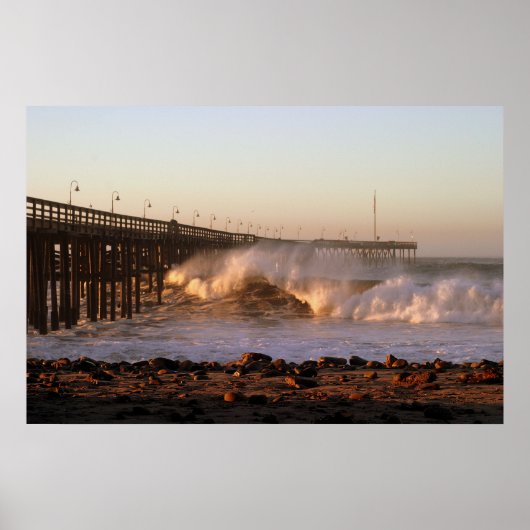 Ventura Pier - Storm 2007 Poster (Voorkant)