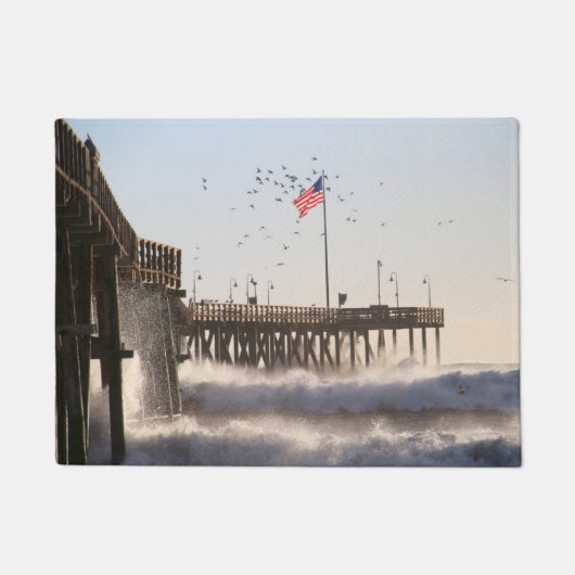 Ventura Pier Waves | El Nino Deurmat (Voorkant)